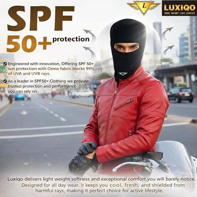Osmo Fibre Balaclava | Breathable, Odour-Resistant SPF 50+ Bike Riding & Outdoor Mask