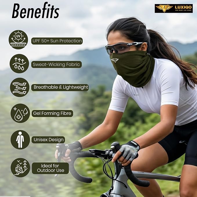 Osmo Fibre Bandana | UPF50+ UV Protection Multi-Use Neck Scarf,Headband,Face Mask,Beanie for Men & Women