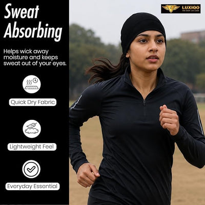 Osmo Fabric Skull Cap for Men & Women, Breathable, Beanie, Moisture-Wicking Cooling Head Cover for Running, Cycling & Gym, Riding