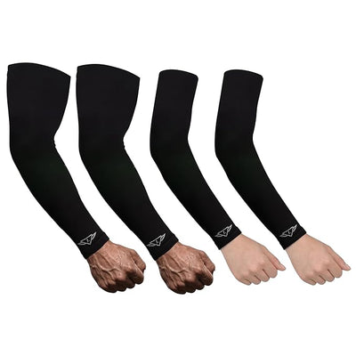 Hand Gloves for Sun Protection | Elastomeric Fibre UV Protection Arm Sleeves – UPF 50+ Sleeves for Women & Men | Breathable Stretch Fit, Odour-Resistant for Cycling, Running & Outdoor Sports