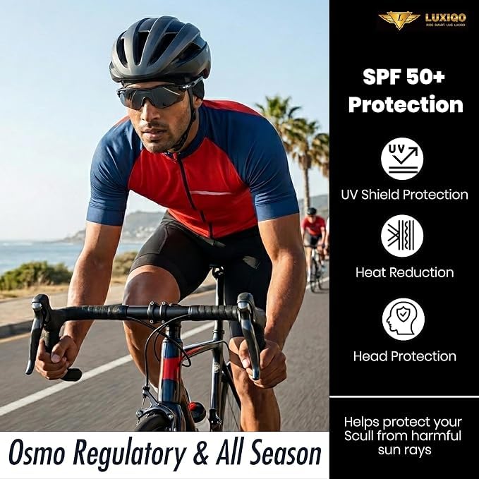 Osmo Fabric Skull Cap for Men & Women, Breathable, Beanie, Moisture-Wicking Cooling Head Cover for Running, Cycling & Gym, Riding