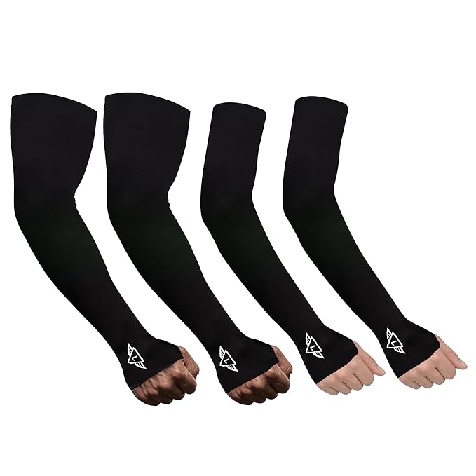 Osmo Fabric Arm Sleeves | SPF 50+ Sun Protection with Thumb Hole for Running, Cycling & Gym