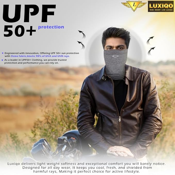 Osmo Fibre Bandana | UPF50+ UV Protection Multi-Use Neck Scarf,Headband,Face Mask,Beanie for Men & Women