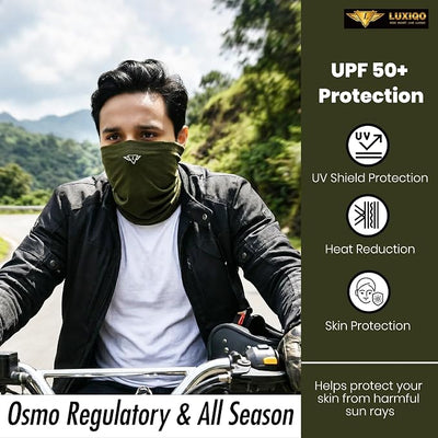 Osmo Fibre Bandana | UPF50+ UV Protection Multi-Use Neck Scarf,Headband,Face Mask,Beanie for Men & Women