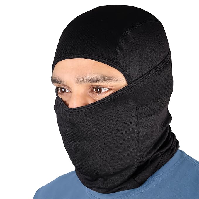 Elastomeric Fibre Balaclava | UPF 50+ Full Face Protection for Riders & Outdoor Sports