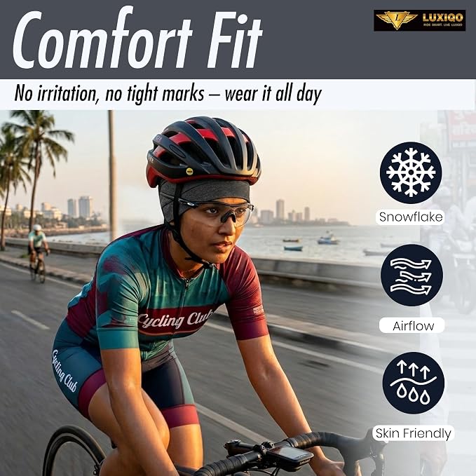 Osmo Fabric Skull Cap | Breathable, Moisture-Wicking Cooling Cap for Men & Women, Running, Cycling & Gym