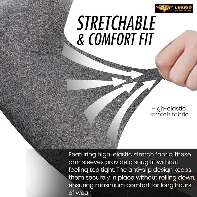 Osmo Fibre Arm Sleeves – SPF 50+ UV Protection, Ultra-Soft Cooling Compression Fabric, Breathable & Odour-Resistant Sun Sleeves | Running, Cycling, Gym & Outdoor Sports