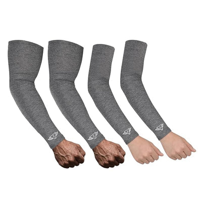 Osmo Fibre Arm Sleeves – SPF 50+ UV Protection, Ultra-Soft Cooling Compression Fabric, Breathable & Odour-Resistant Sun Sleeves | Running, Cycling, Gym & Outdoor Sports
